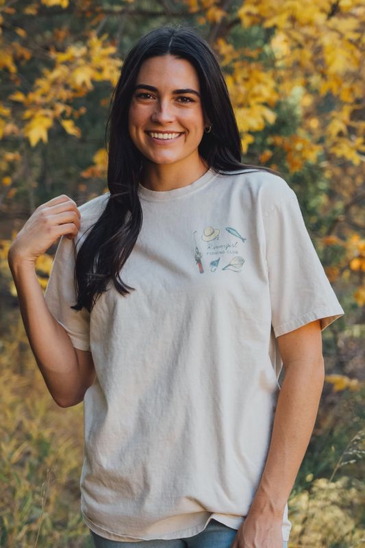Rivergirl The Journey Matters Cappuccino Short Sleeve Shirt