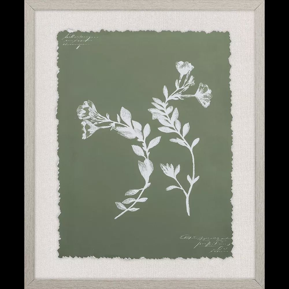 Botanical Garden Green Wall Art, Type: Botanical Garden I