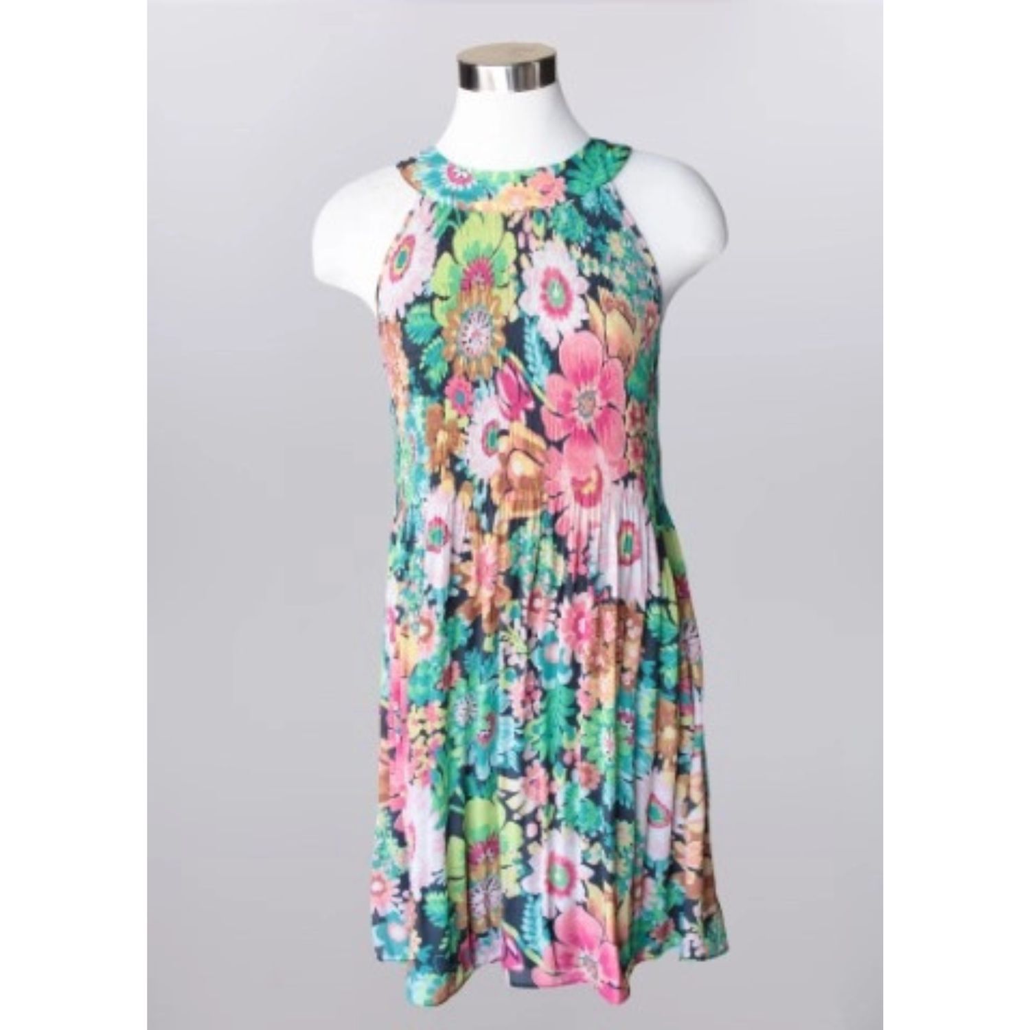 Keren Hart Halter Top Floral Dress