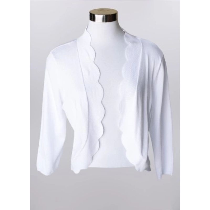 Keren Hart White Bolero Sweater