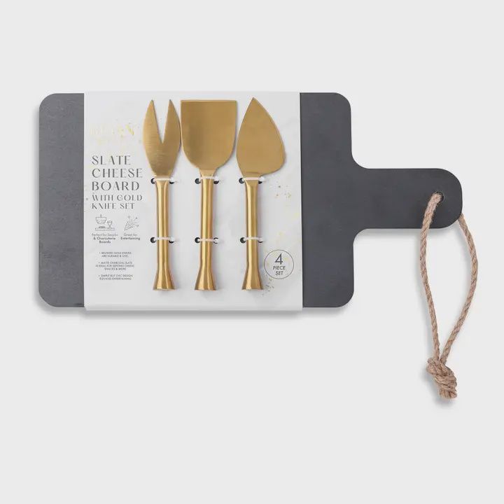 Slate Cheeseboard Set