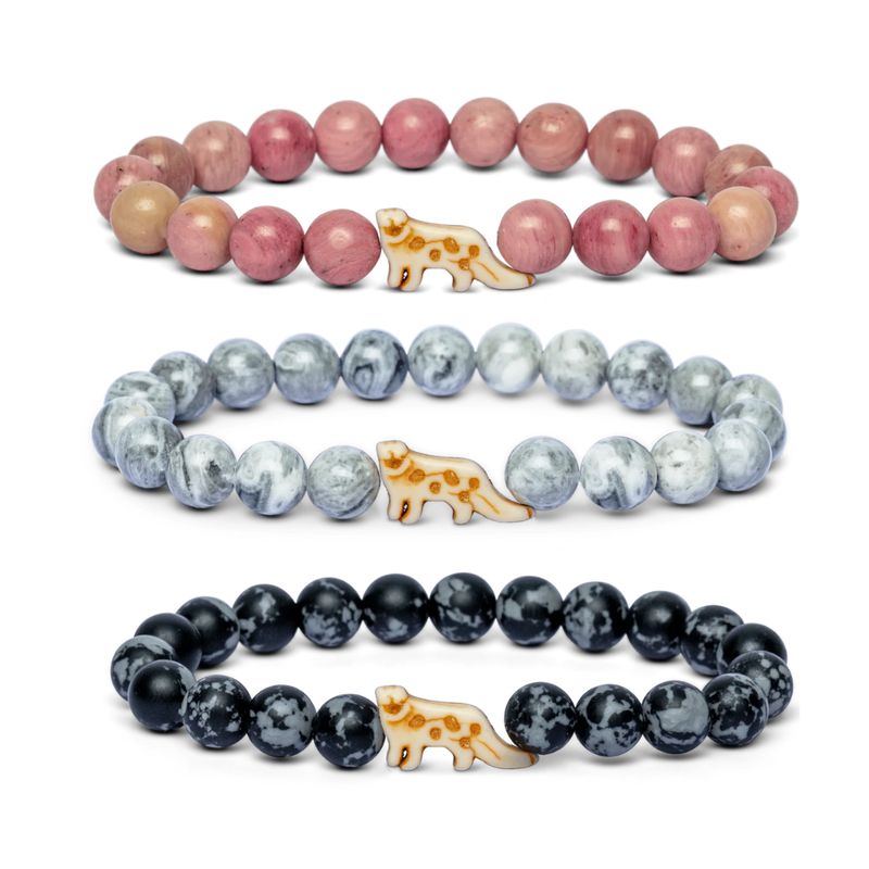 Snow Leopard Tracking Bracelet