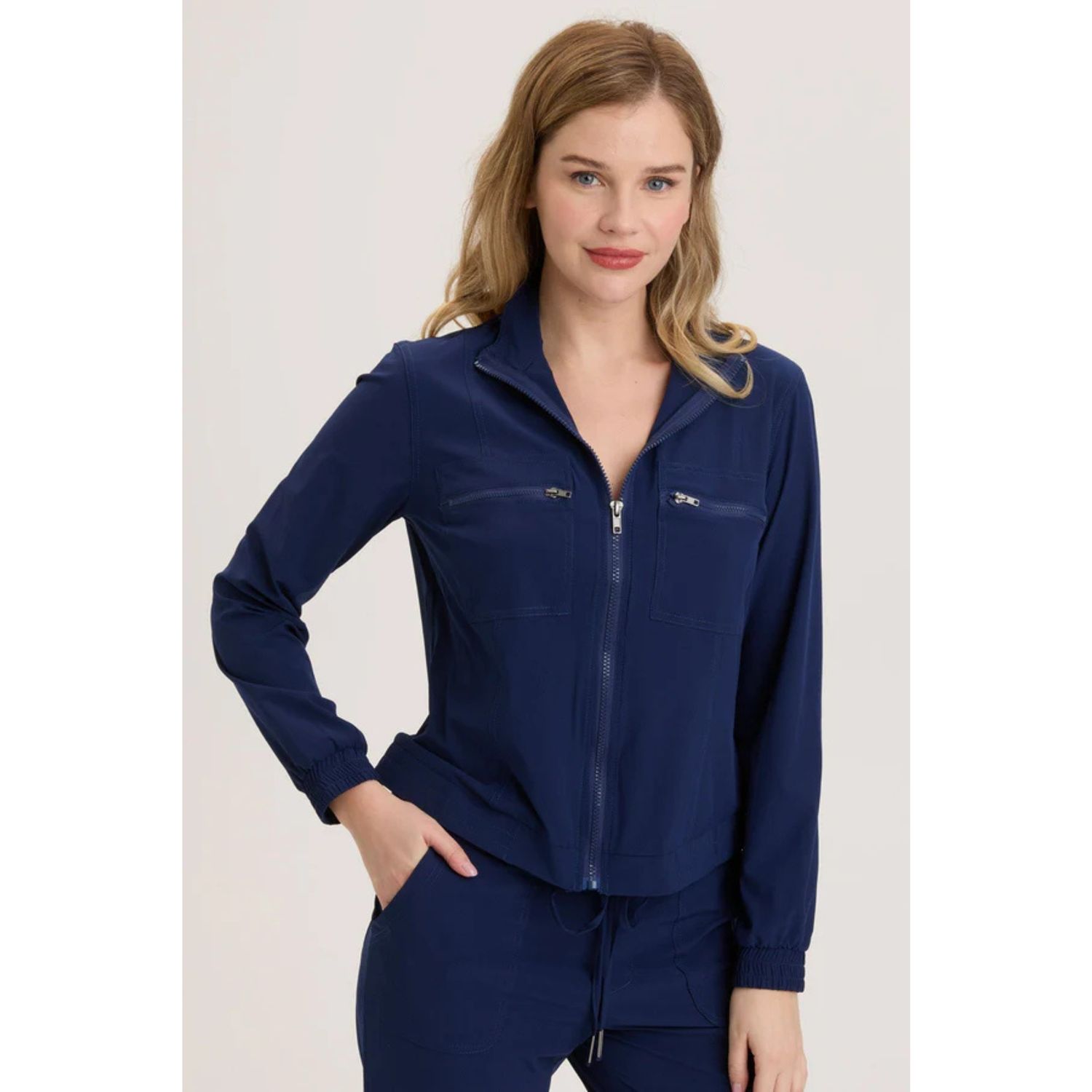 Wearables Navy Blue Active Quinn Bomber Jacket