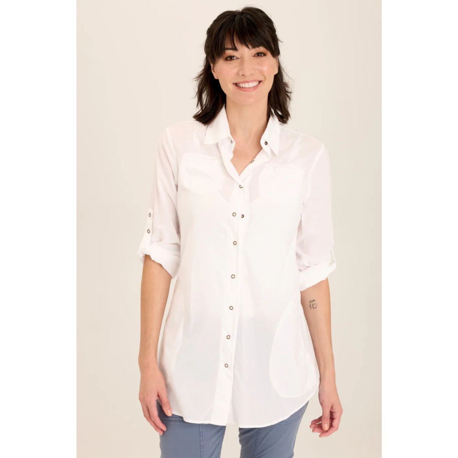 Wearables White Reporter Blouse