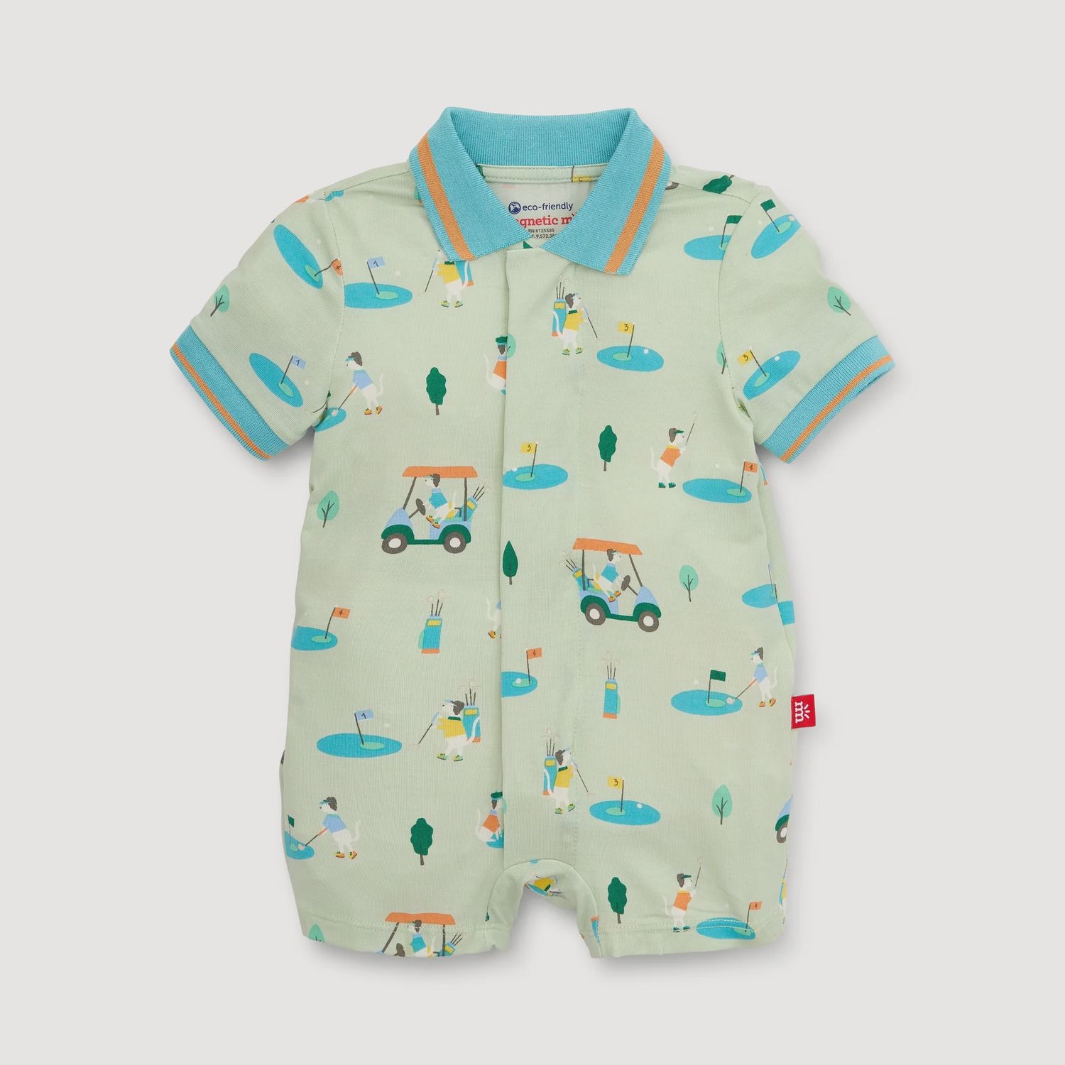 Fairway Fetch Polo Romper