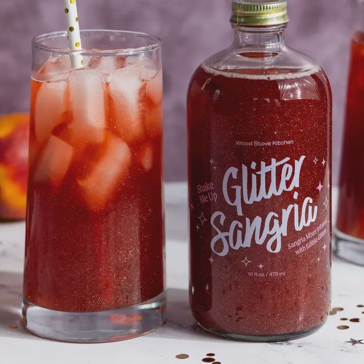 Wood Stove Kitchen Glitter Sangria Mixer