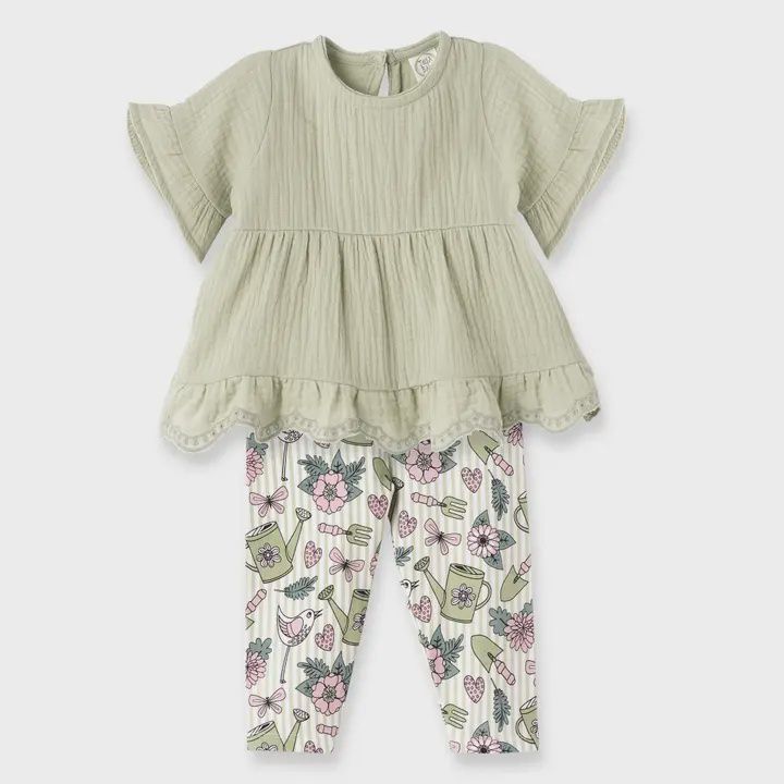 Garden Bloom Bamboo &amp; Gauze Set
