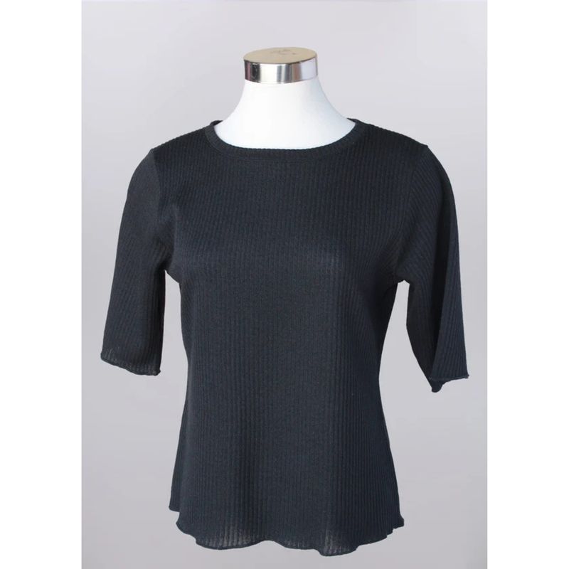 Keren Hart Black Knit Top