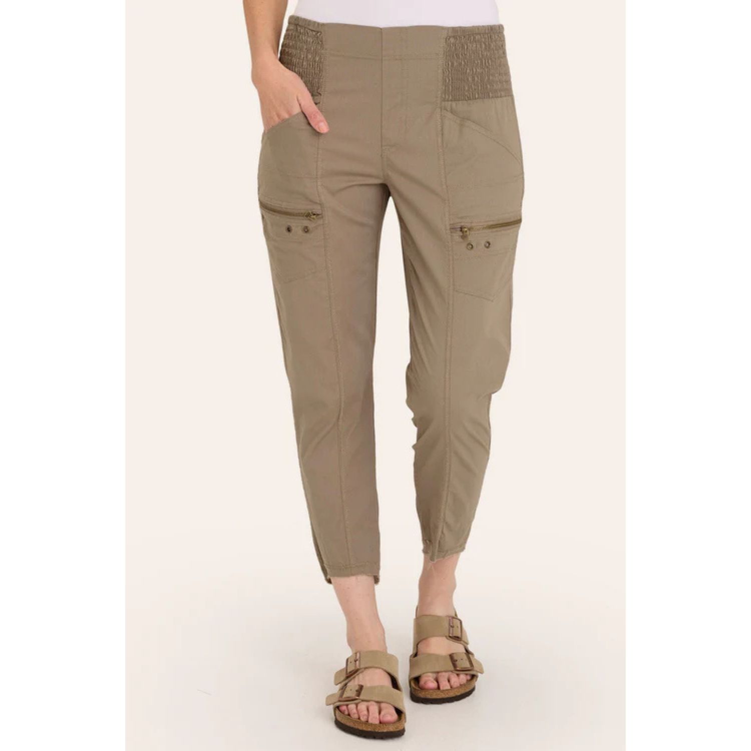 Wearables Brown Truffle Acker Slim Pants