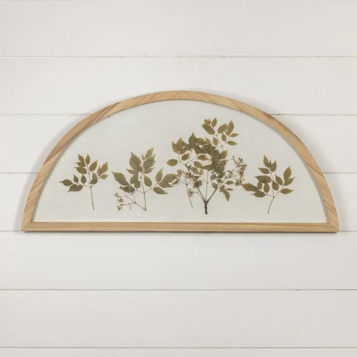 Arched Pressed Botanical Print