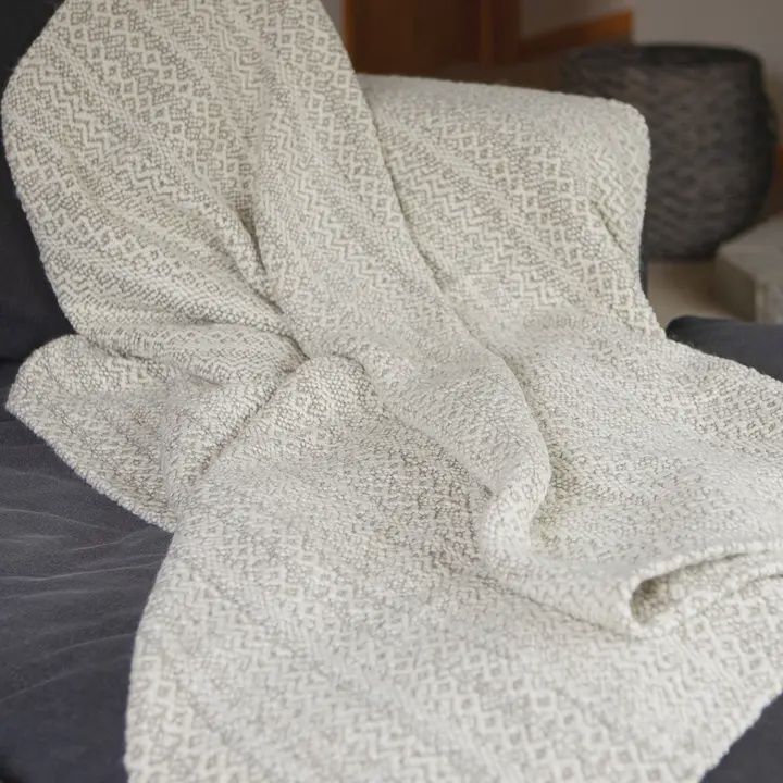 Sedona Cream Throw Blanket