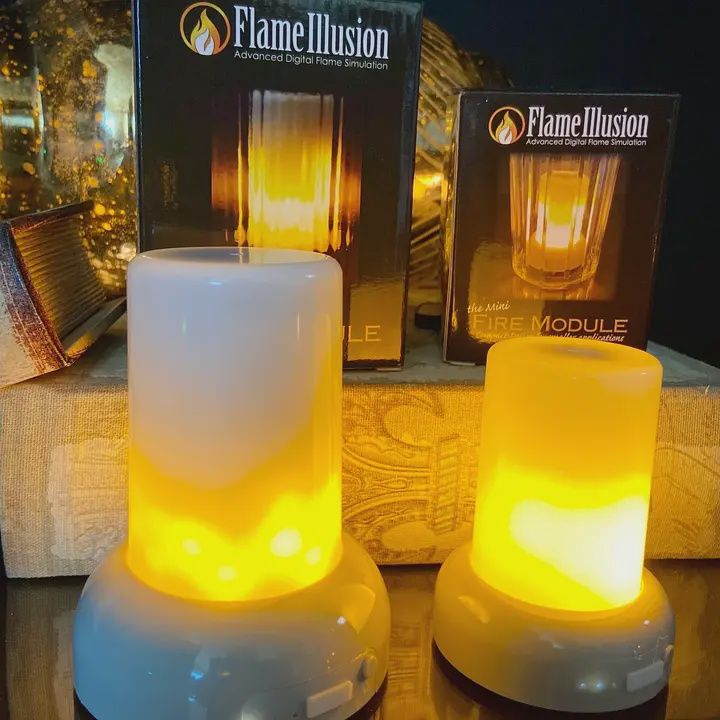 Mini Flame Illusion Fire Module Candle