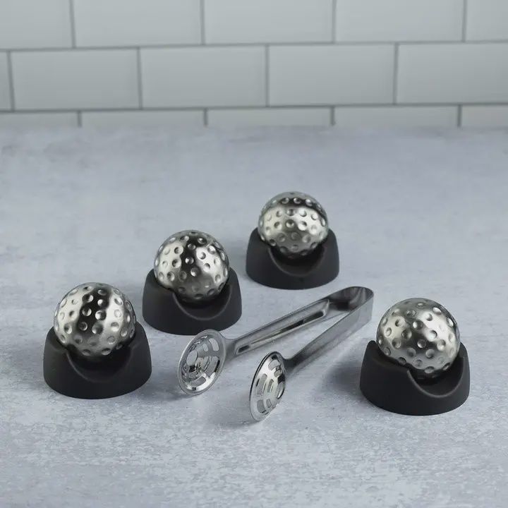 Golf Ball Shaped Stainless Whiskey Stones