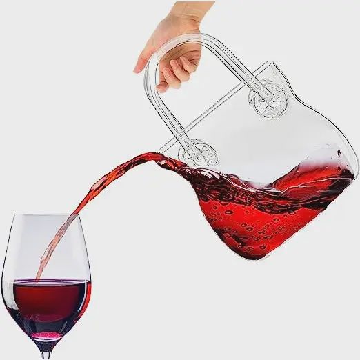 Handbag Purse Decanter &amp; Vase