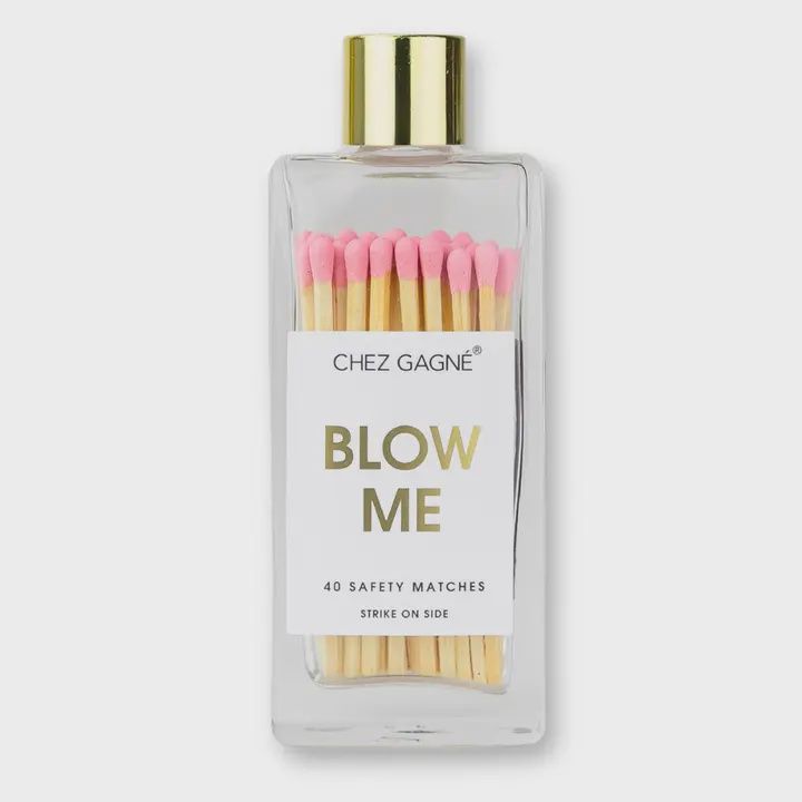 Snarky Glass Bottle Matchsticks