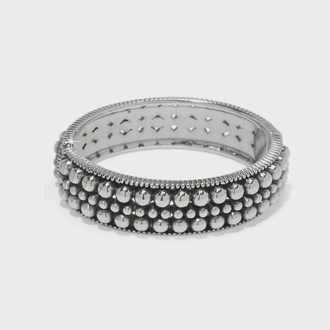 Pretty Tough Pierced Hinge Bracelet