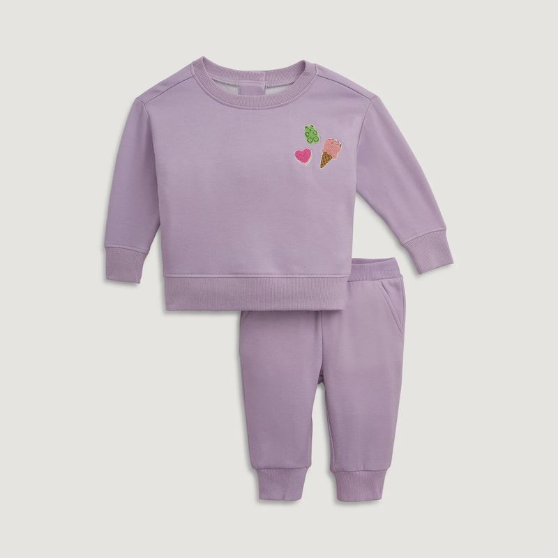 Fair Orchid Brushed Fleece Sweatsuit