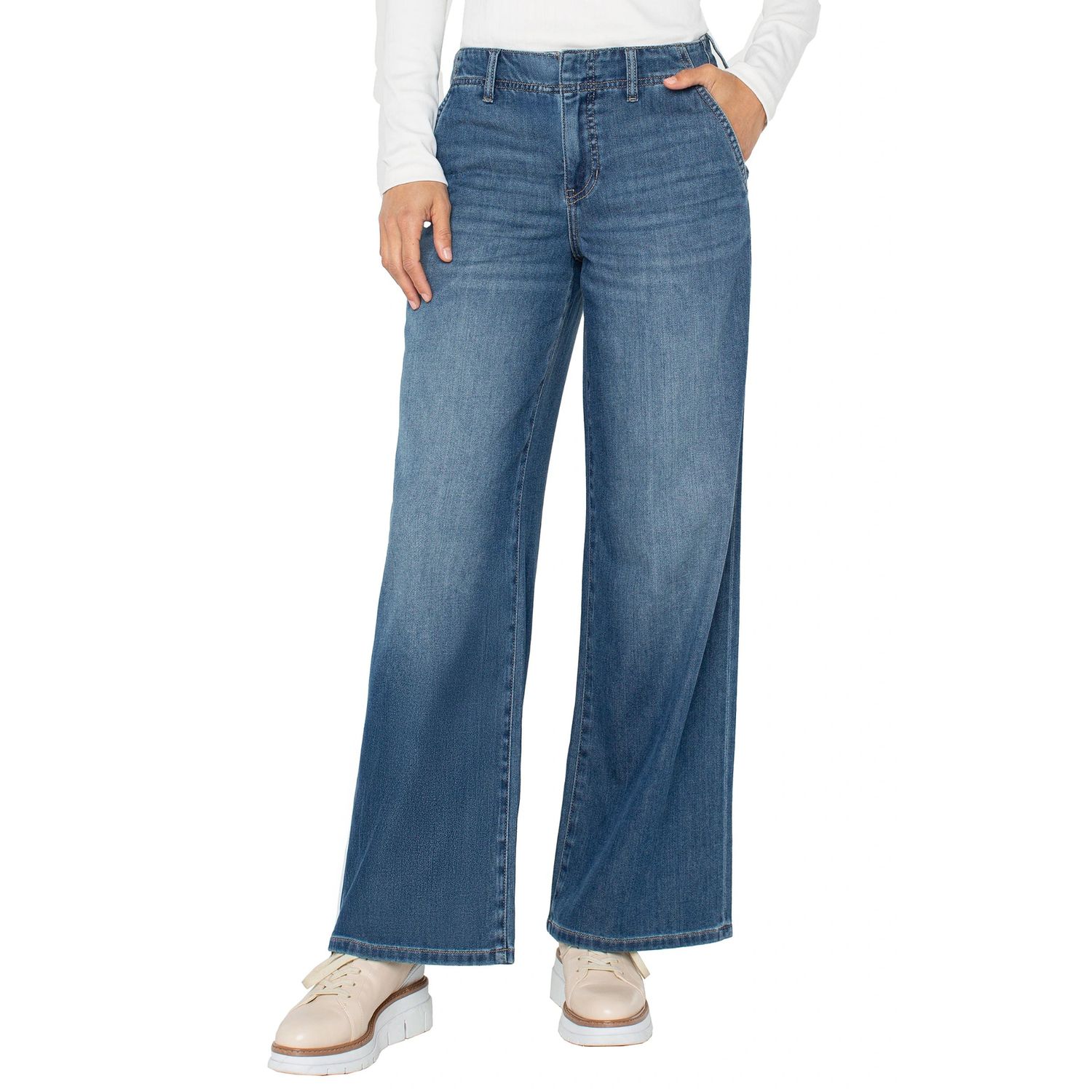 Liverpool The Weekender Walnut Creek Wide Leg Jeans