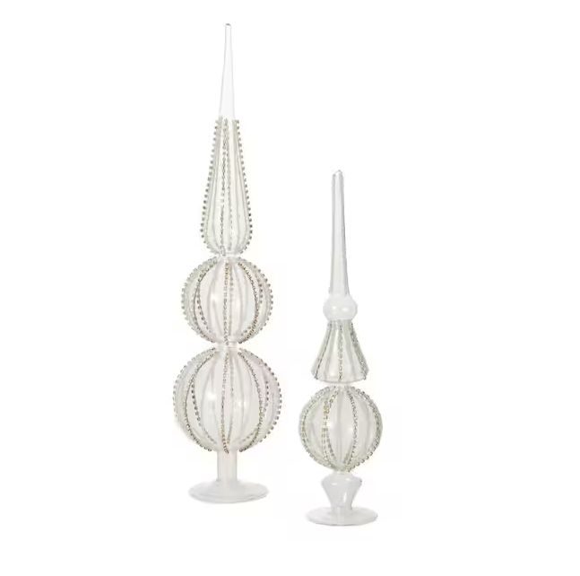 Beaded Glass Finials
