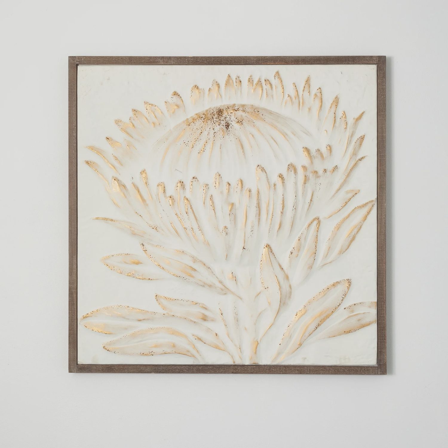 Protea Wall Tin Art