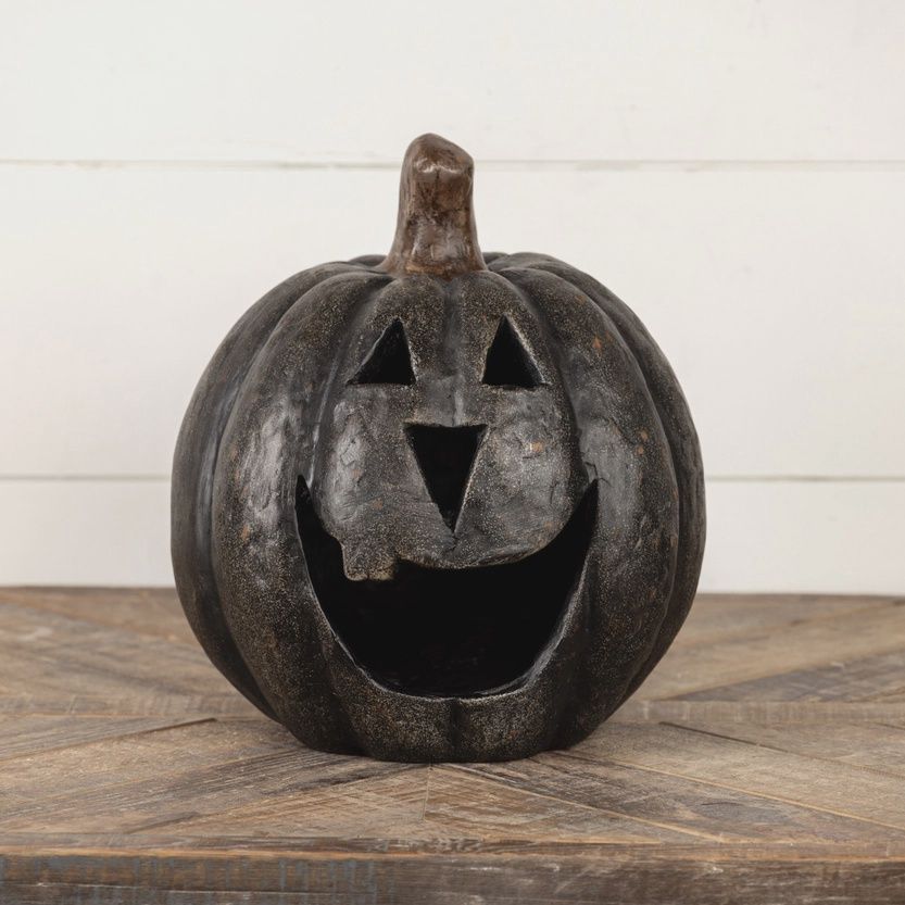 11&quot; Big Mouth Pumpkin, Colour: Black
