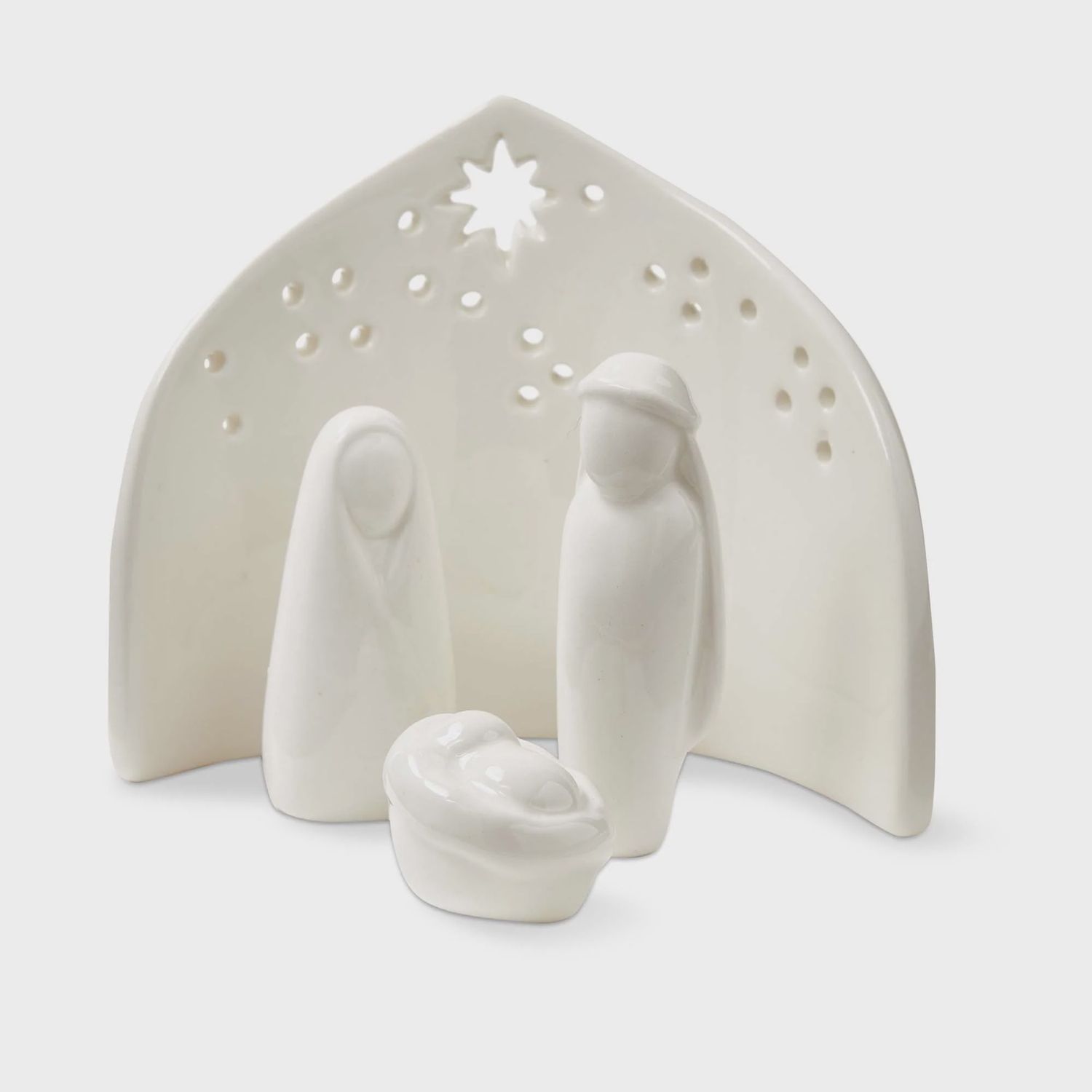 Ceramic Nativity Scene Set