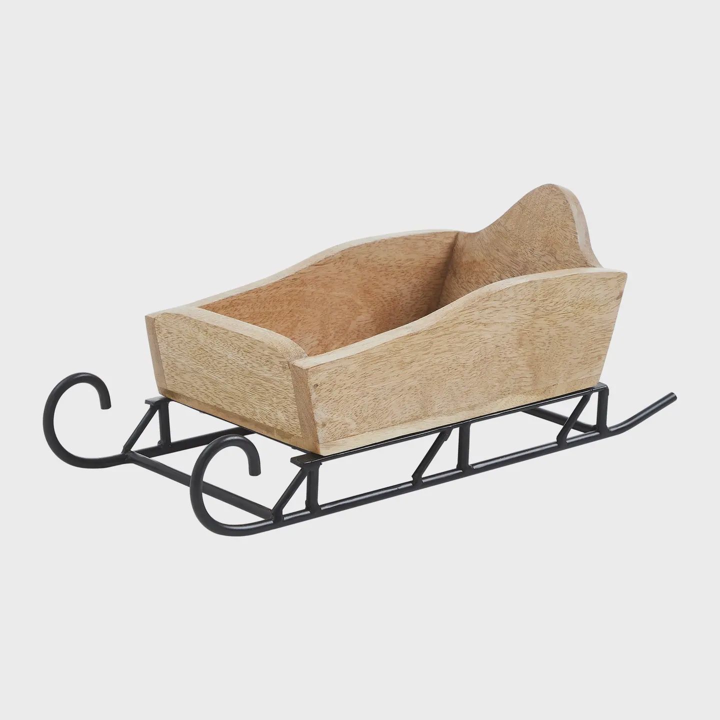 Snow Ride Wooden Sleigh