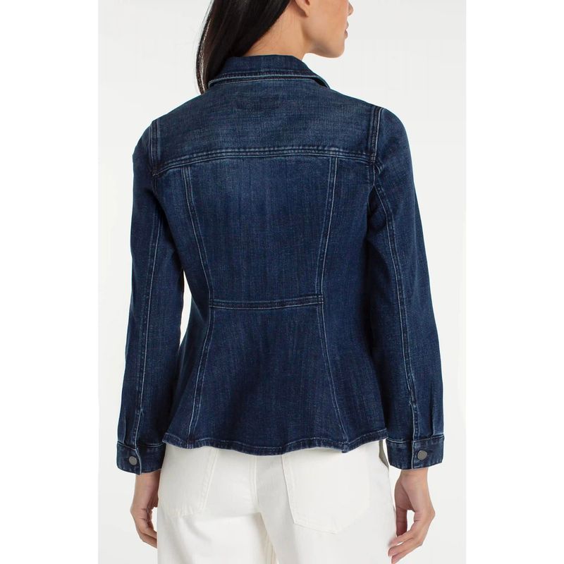 Liverpool Fit &amp; Flare Delacey Trucker Jean Jacket