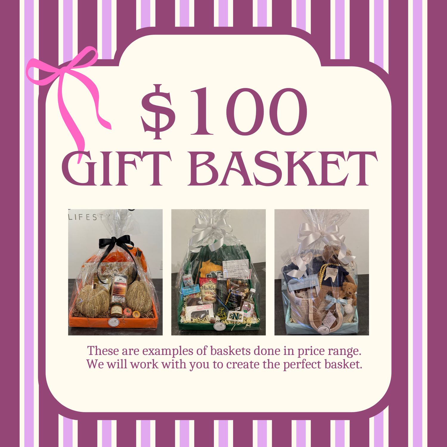 $100 Custom Gift Basket