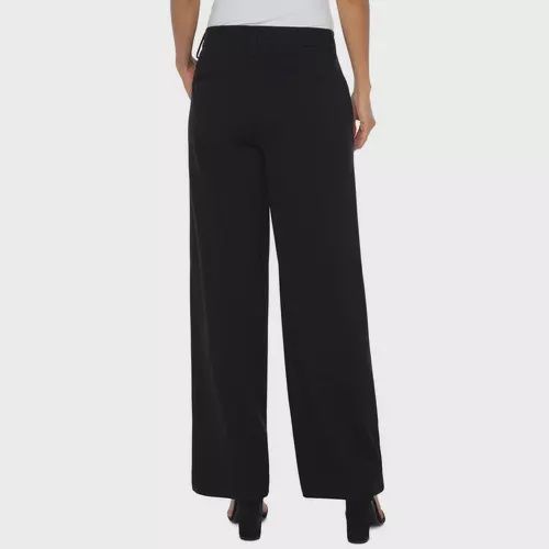 Liverpool Black Kelsey Wide Leg Trousers