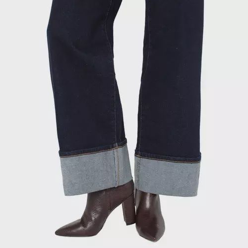 Liverpool Indigo Rinse Morgan Cuffed Jeans