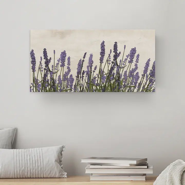 Lavender Wrapped Canvas Wall Art