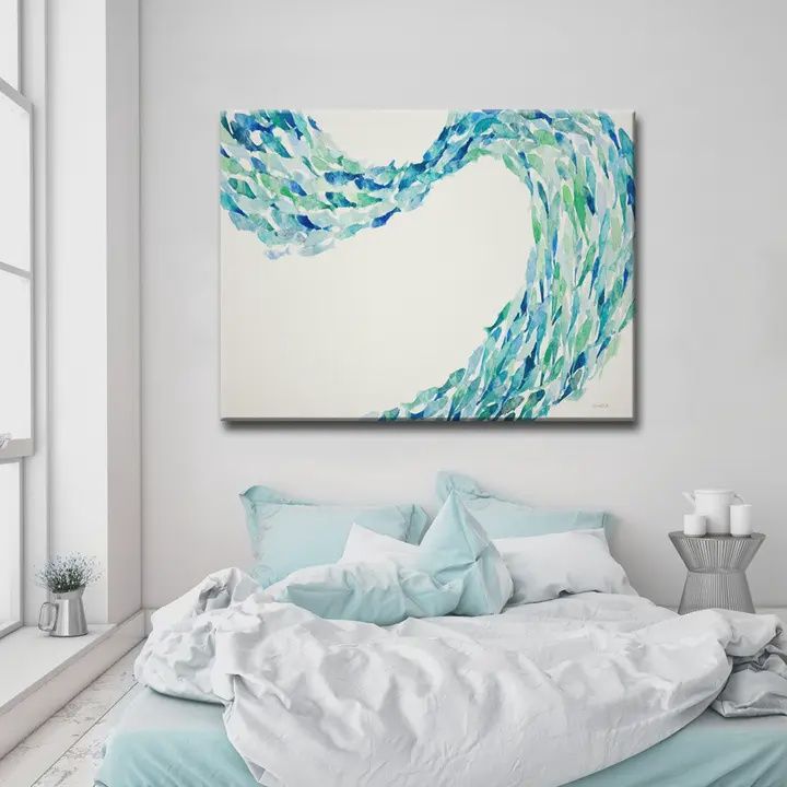 Flow Fish Canvas Wall Art