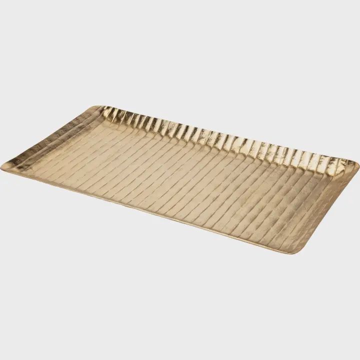 Hammered Aluminum Rectangle Tray