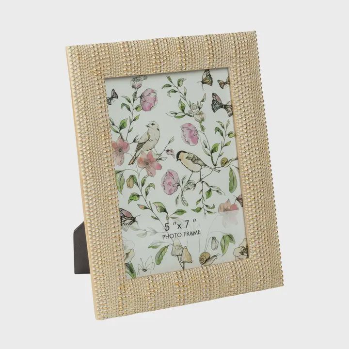 Gold Small Multi Beaded 5" x 7" Frame