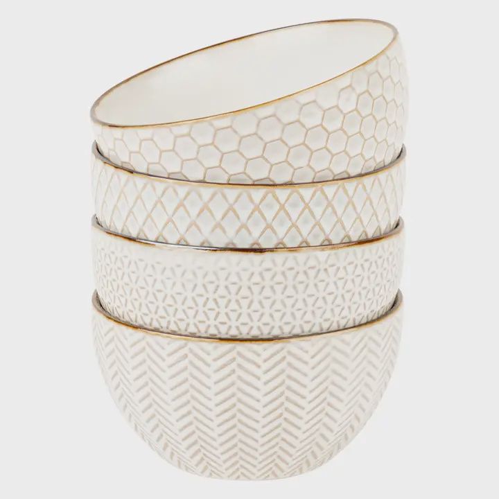 Ceramic Pattern Cereal Bowls