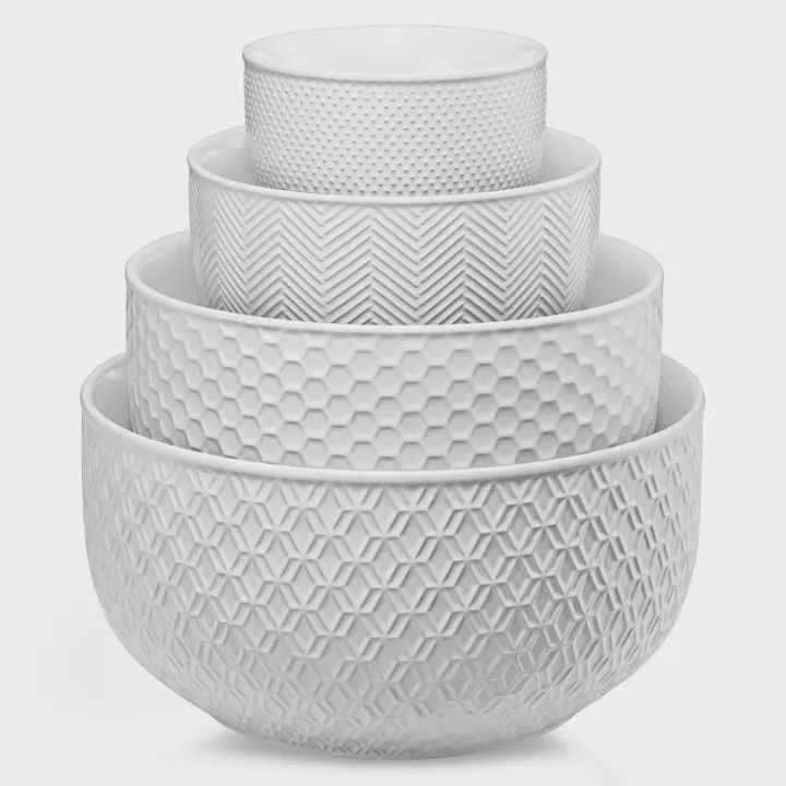 Ceramic Ivory Nest Bowls
