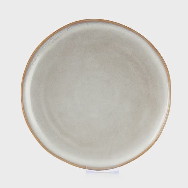 Vikko Drift Stone Brown Dinner Plate