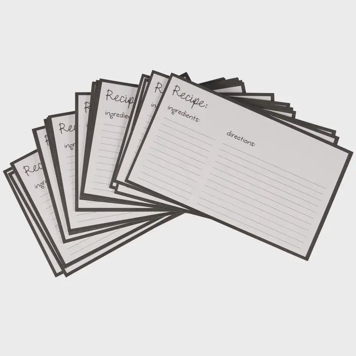 Baking Recipe Cards