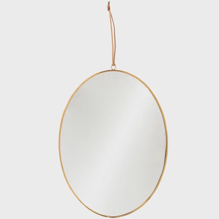 Oval Hanging Mirror
