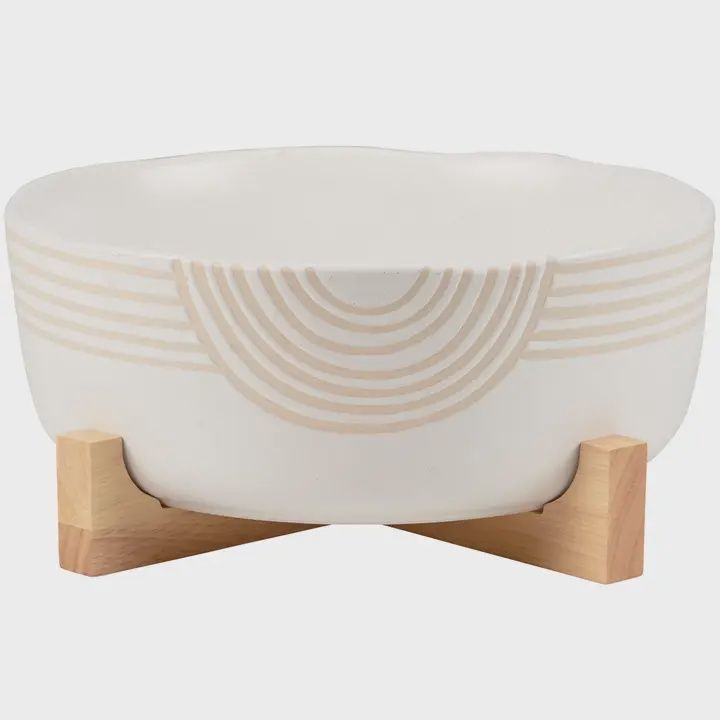 Share Serving Bowl On Pedestal