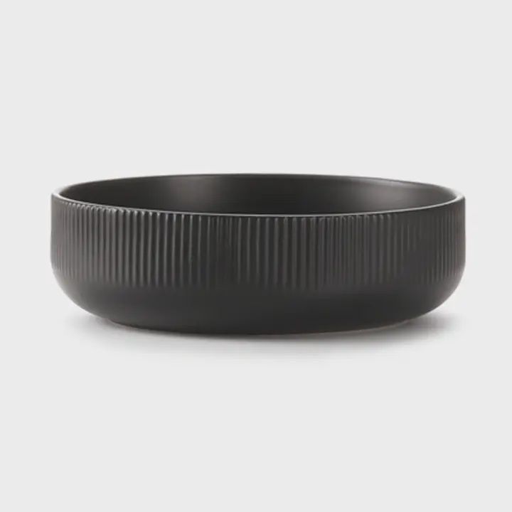 Vikko Black Ridge Whisper Shallow Bowl