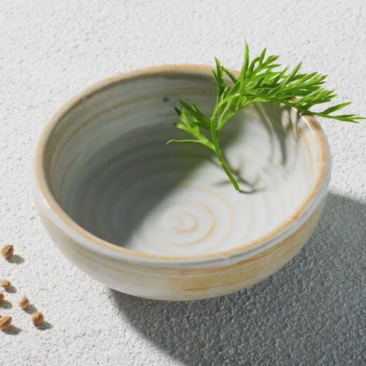 Vikko Stoneware Palm Mini Bowl