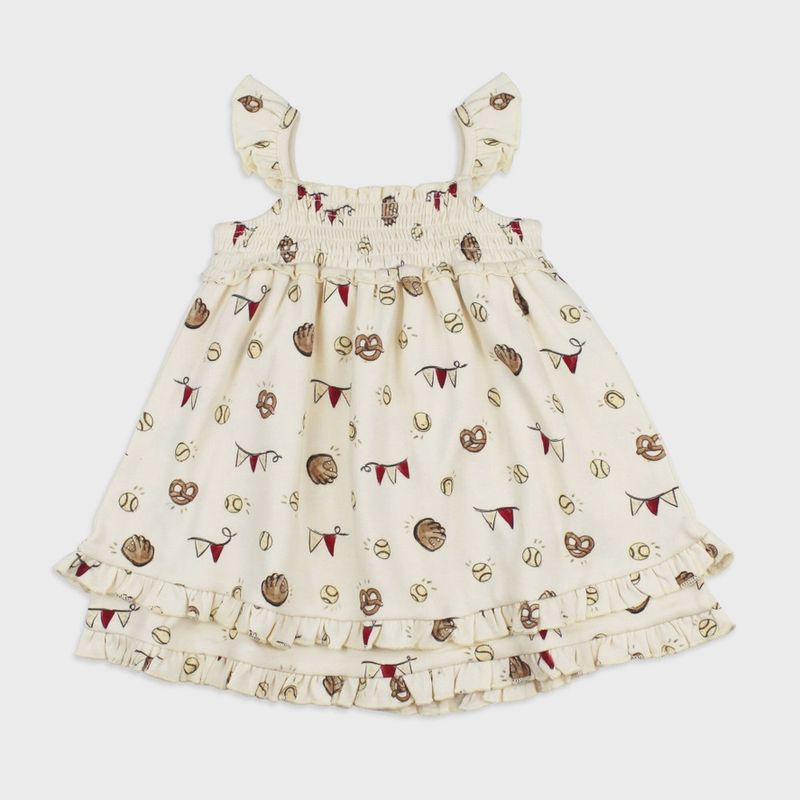 Game Day Organic Smocked Summer Dress