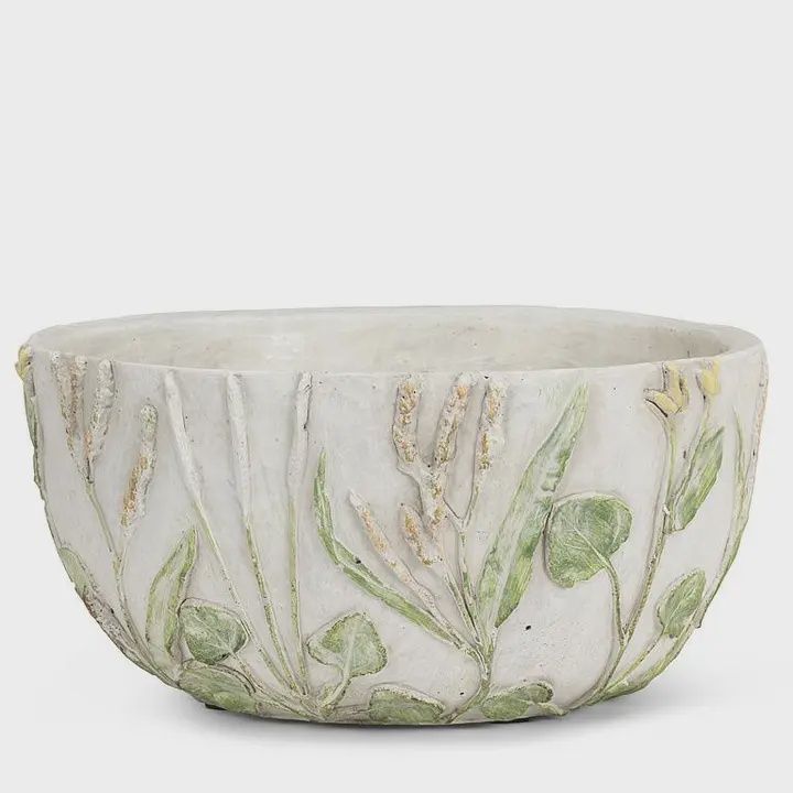 Shallow Lavender &amp; Greenery Planter