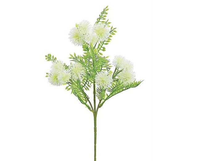 Cream Globe Flower Spray