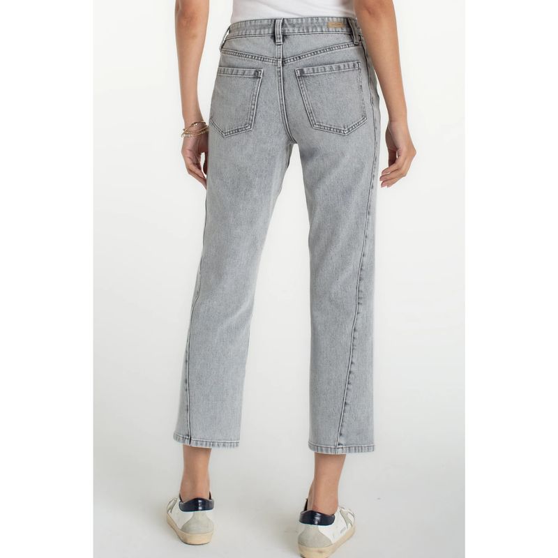 Liverpool Alpine Grey Kennedy Straight Jeans