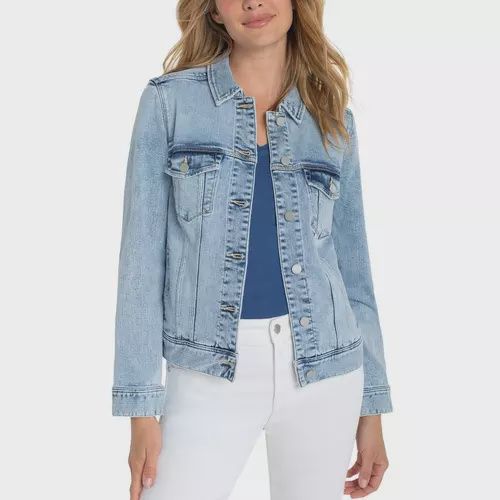 Liverpool Lake Elsinore Light Blue Classic Jean Jacket