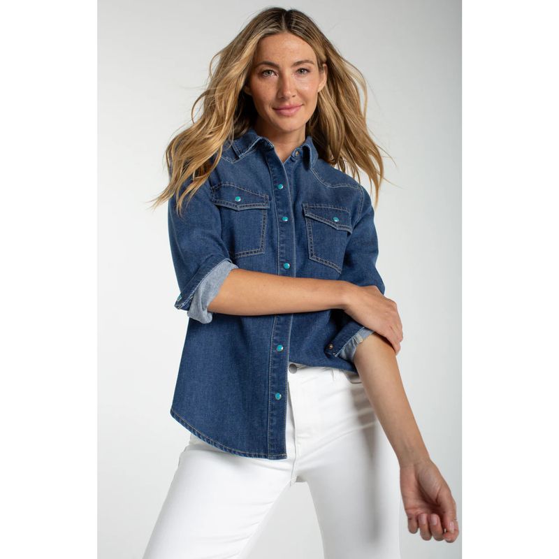 Liverpool Western Slim Wilder Jean Shirt