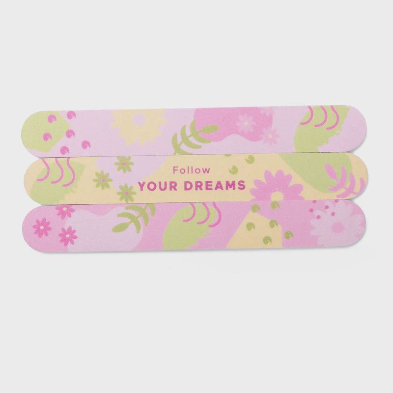 Cait &amp; Co Emery Nail File Boards Set, Type: Follow Your Dreams